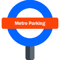 Metro station parking spaces