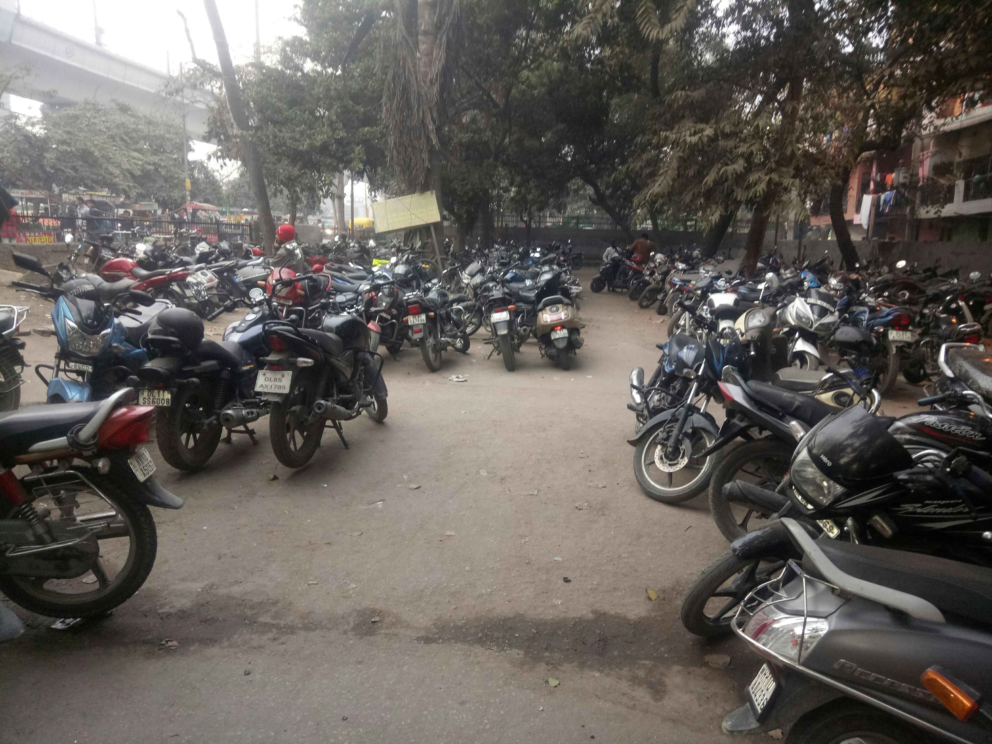 jahangirpuri metro station parking part 3 In Dehli