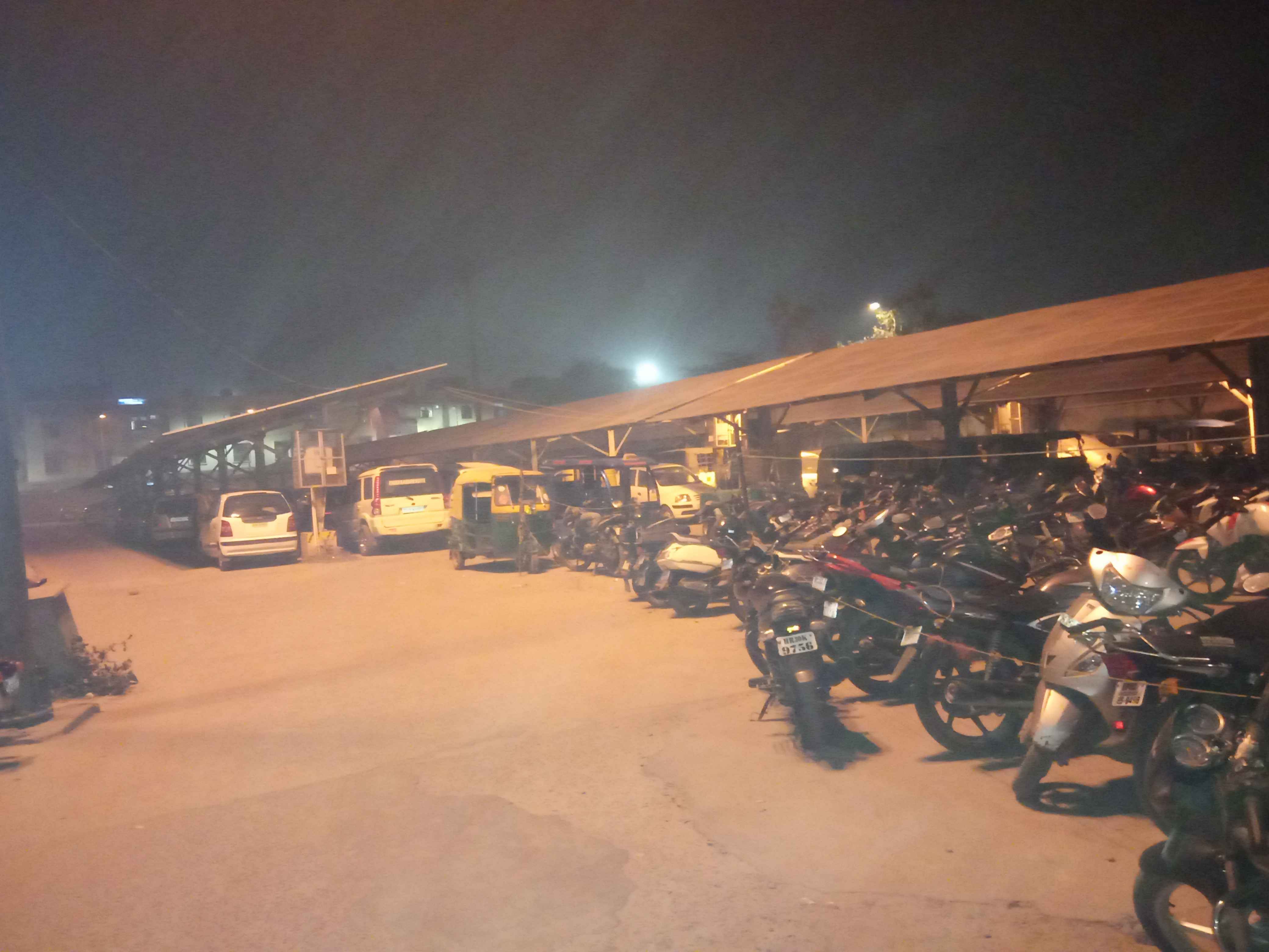 Tughlakabad metro station parking gate no 1 In Tughlakabad