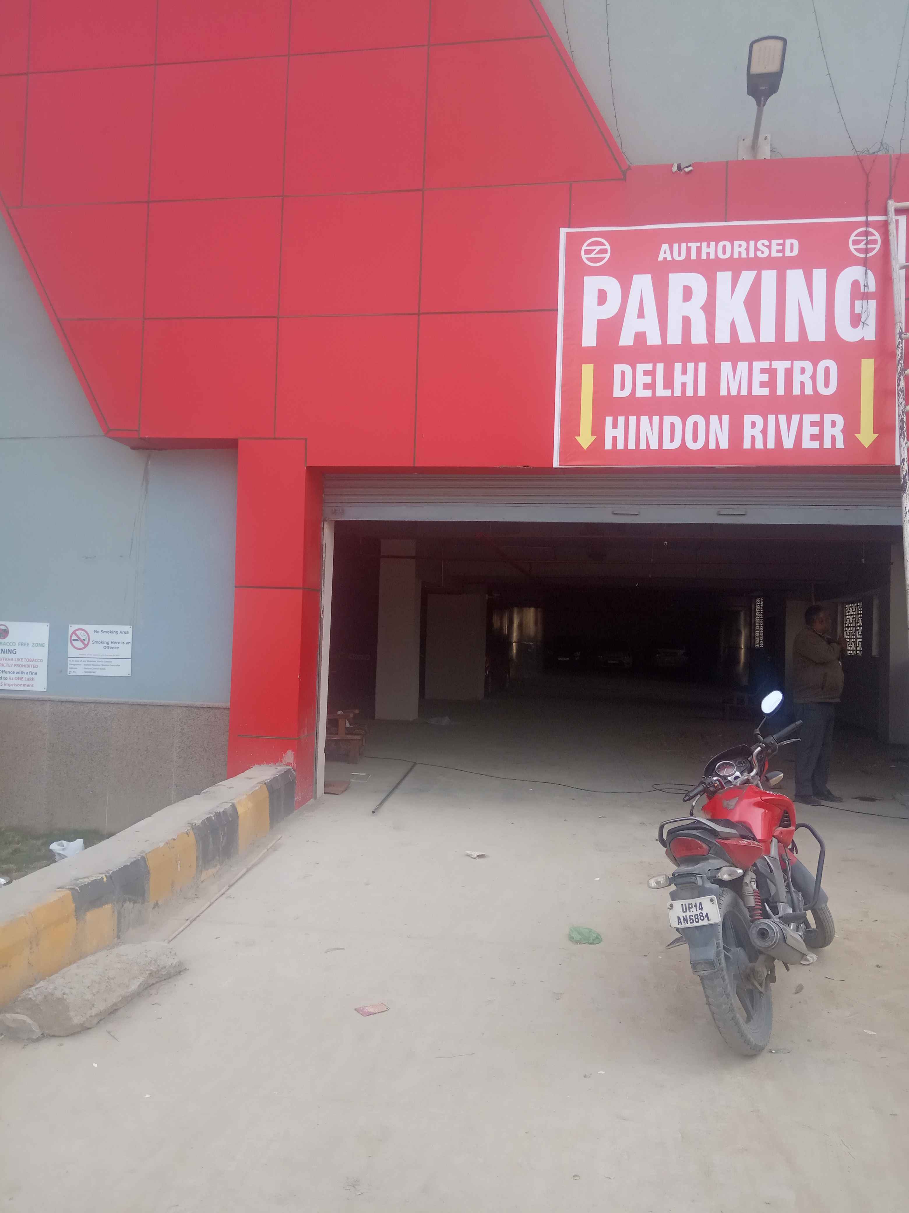Hindon River Metro Station Parking