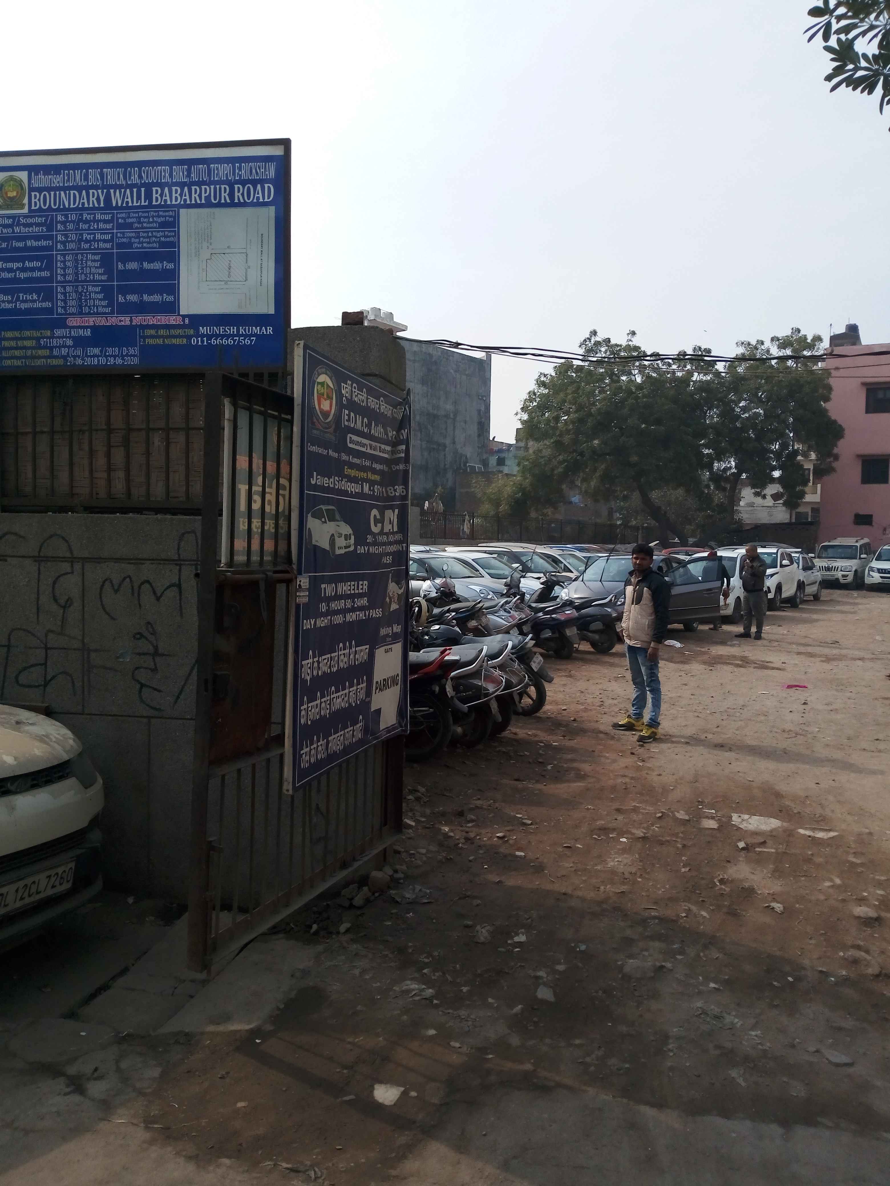babarpur naala parking